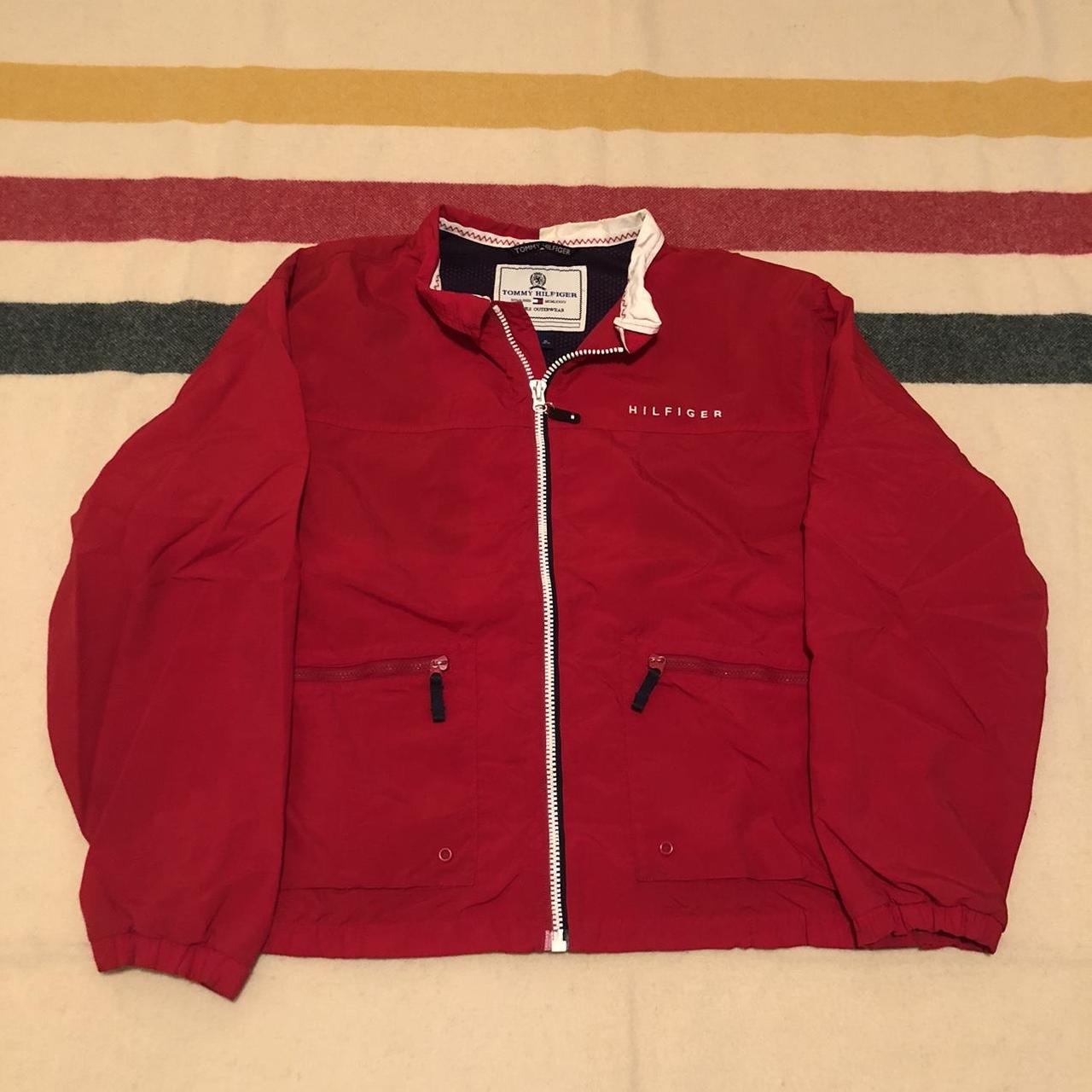 Vintage 90’s Tommy Hilfiger Jacket Size men’s... - Depop