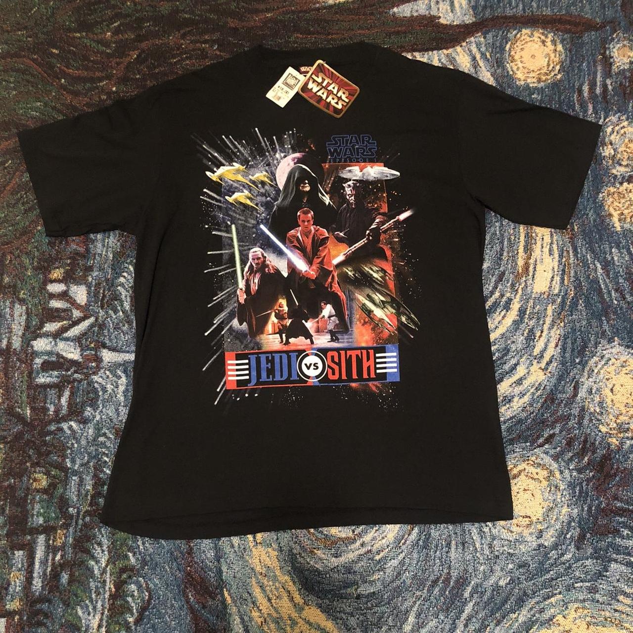 Vintage 90's Star Wars Episode 1 Promo tee Single... - Depop