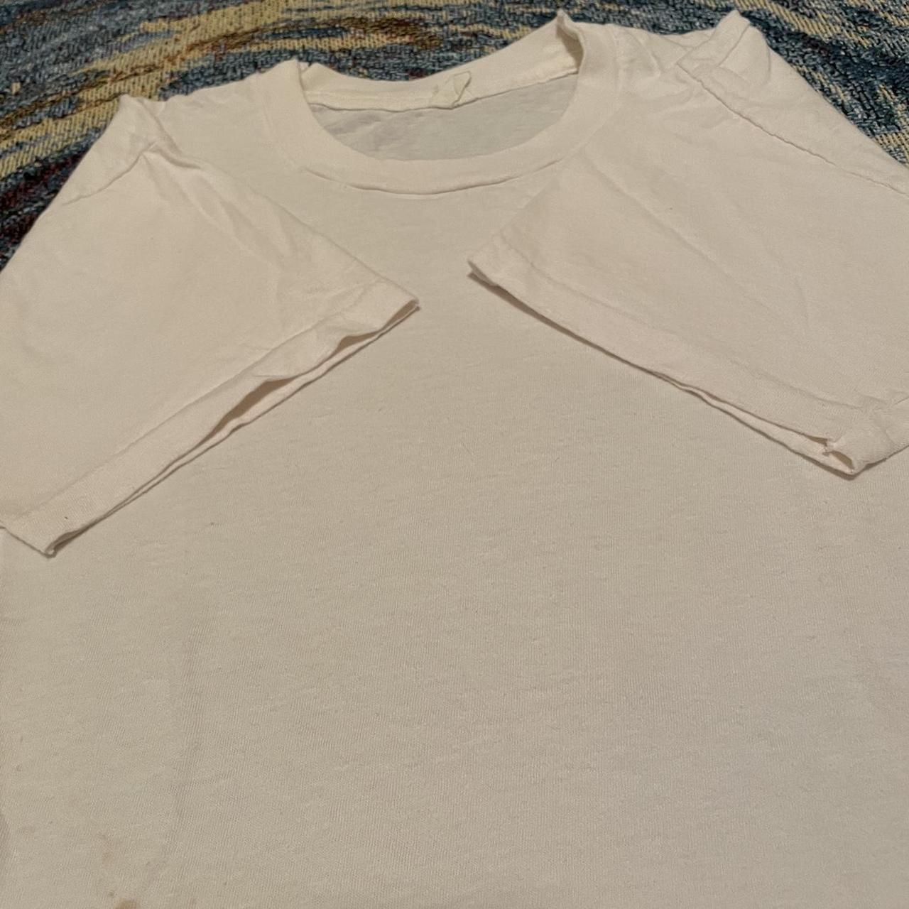 Vintage 60’s Blank White Sears Tee Single Stitched - Depop