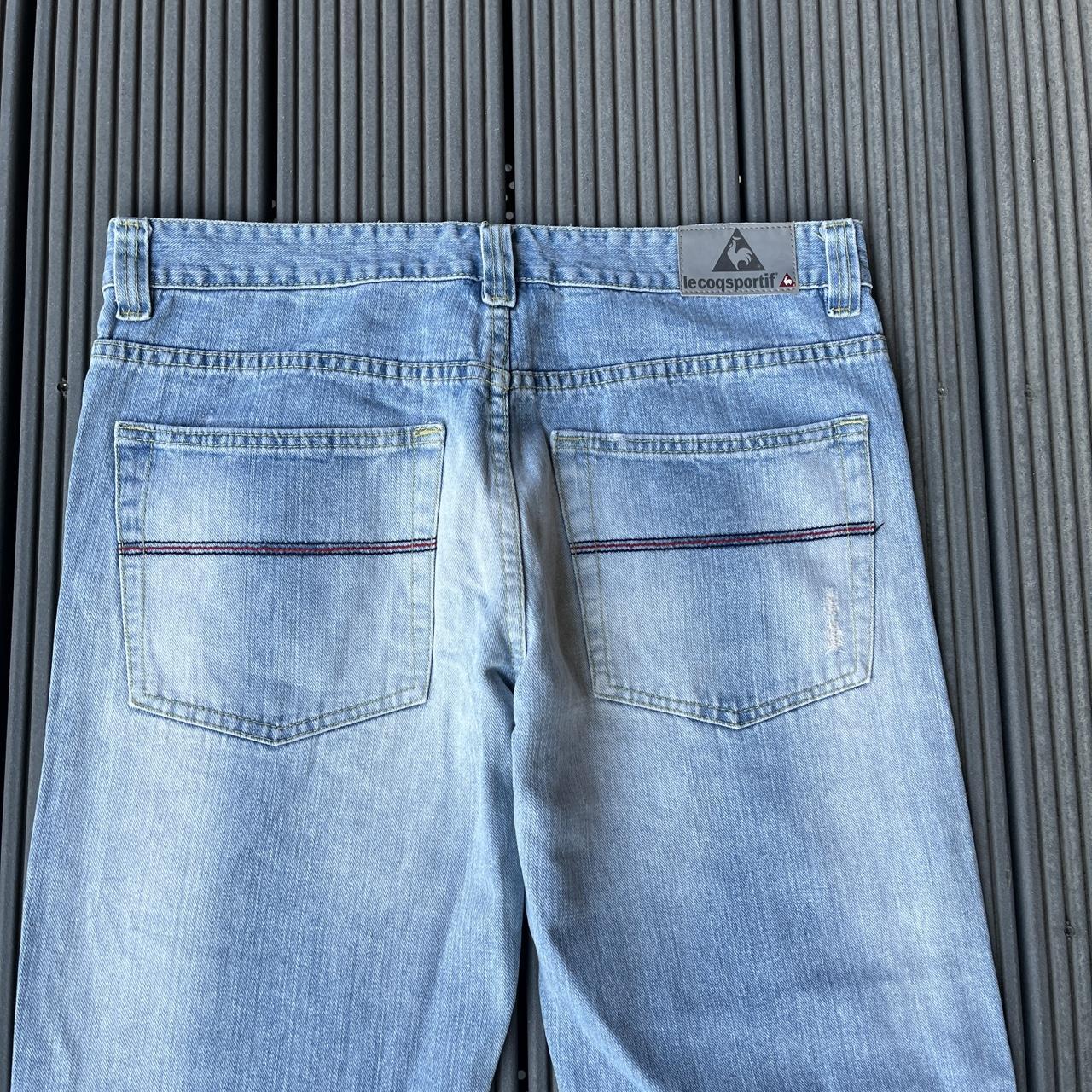 Baggy Le Coq Sportif Jeans 2000s Skater Pants,