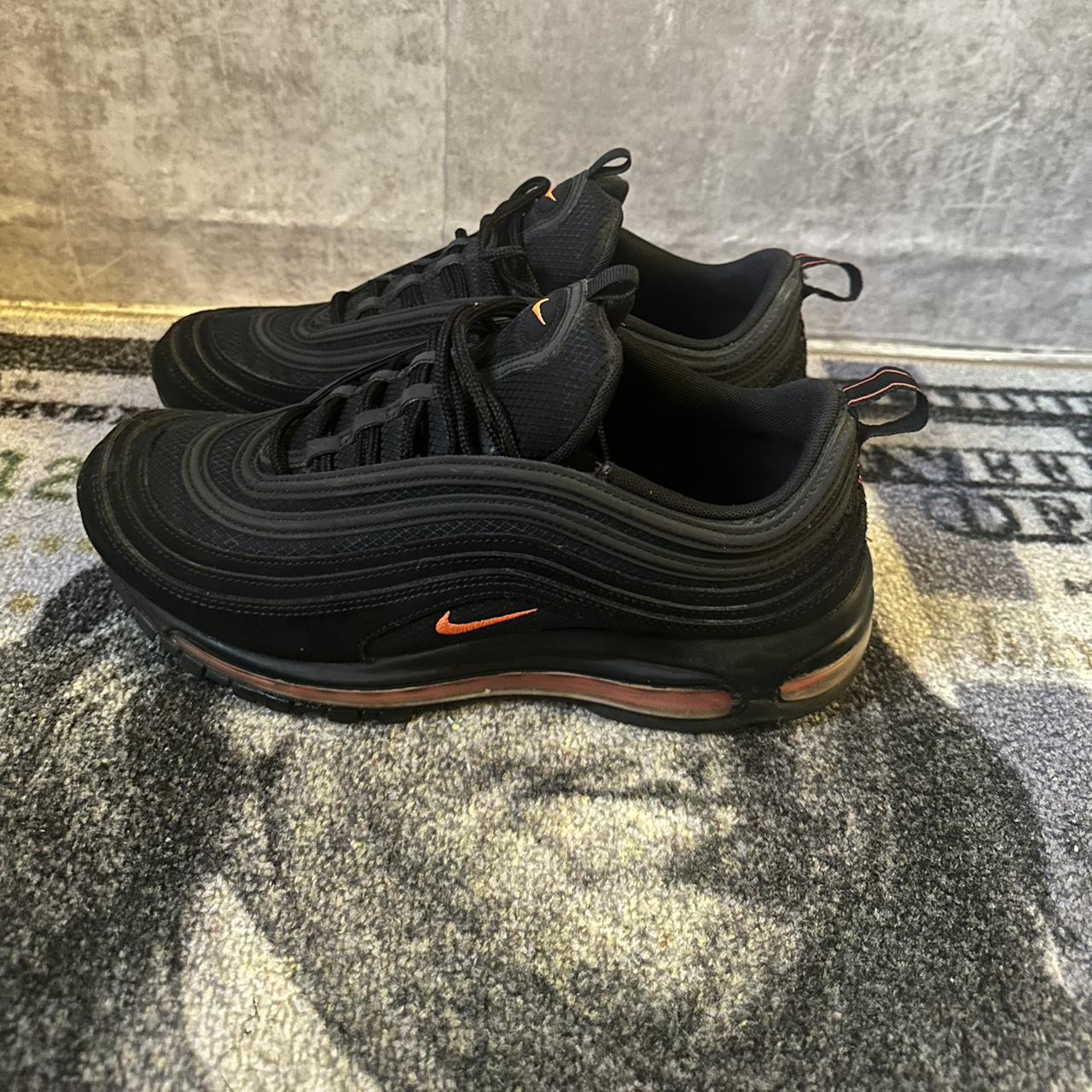 NIKE AIR MAX 97 Black Hyper Crimson HMU before... - Depop