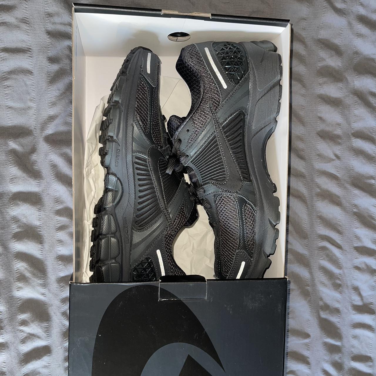 Nike vomero 5 Size: 9 Grey/black Worn once for a... - Depop