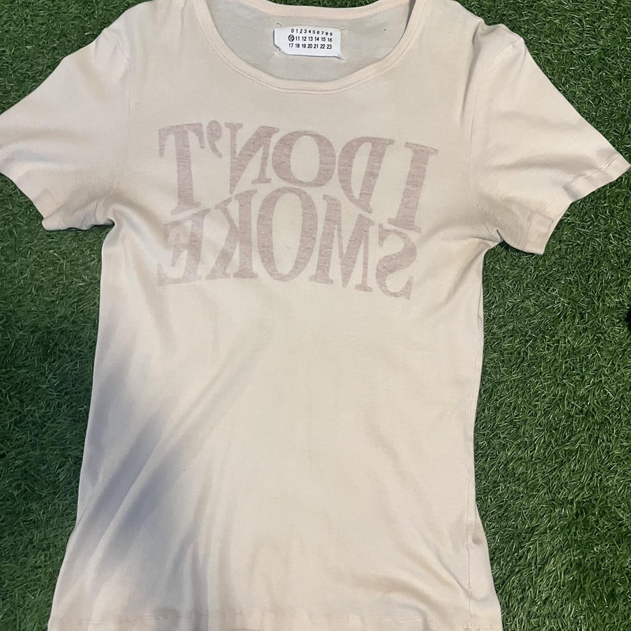 Maison Margiela archive I Don't Smoke tee Throw offers | Depop