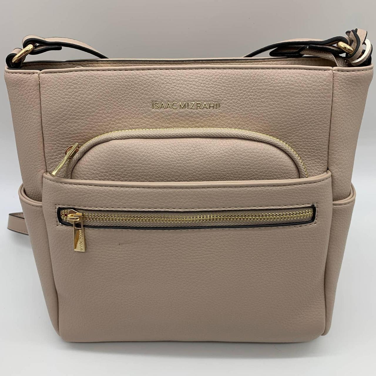Isaac Mizrahi | Bags | Isaac Mizrahi White Leather Shoulder Bag Purse With  Dust Bag Nora Collection | Poshmark