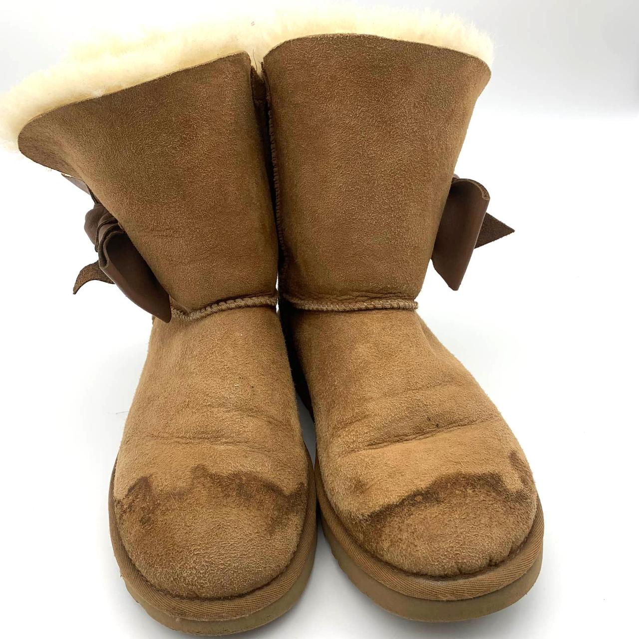 Ugg bailey bow chestnut on sale womens