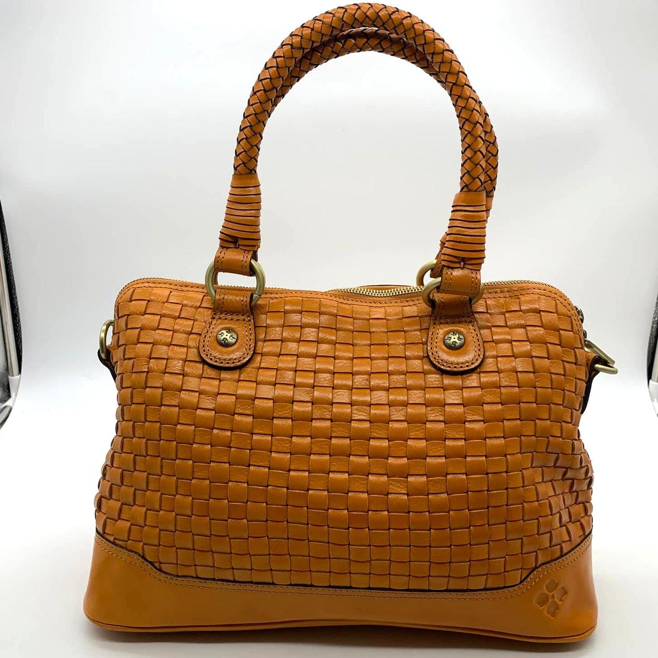 Patricia nash 2024 woven leather handbag