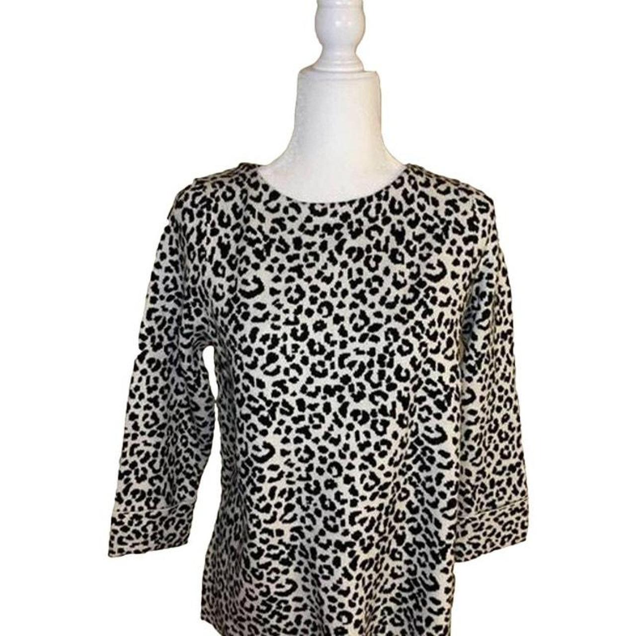 Cynthia rowley leopard sweater best sale