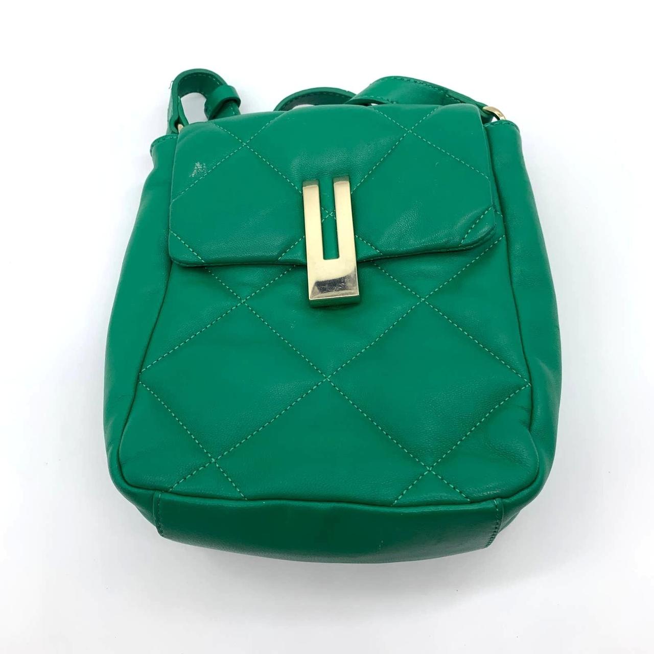 Vince Camuto Quilted Leather Crossbody deals Doty Womens Green Purse