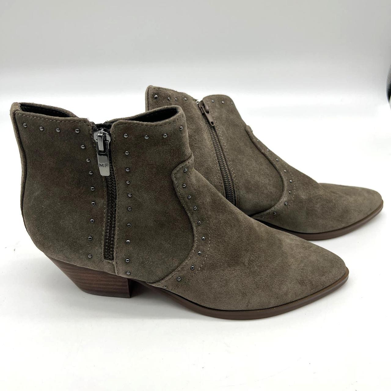 Marc fisher wanida studded western booties hotsell