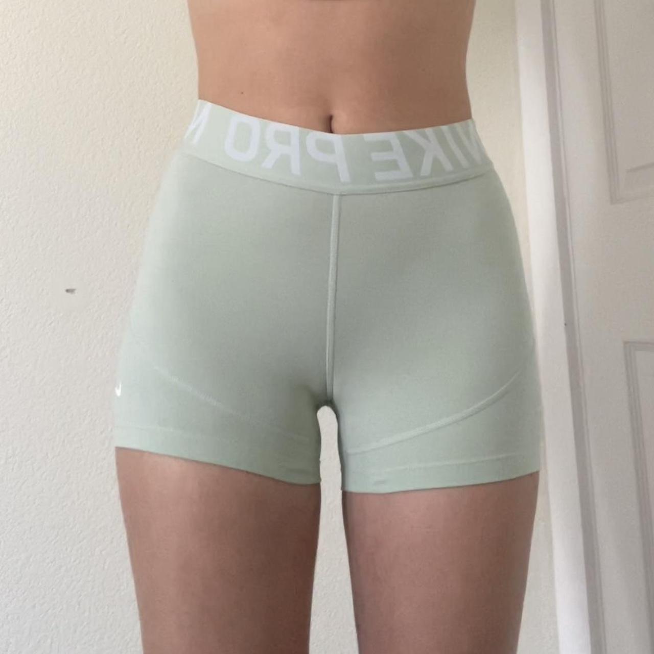womens nike shorts green