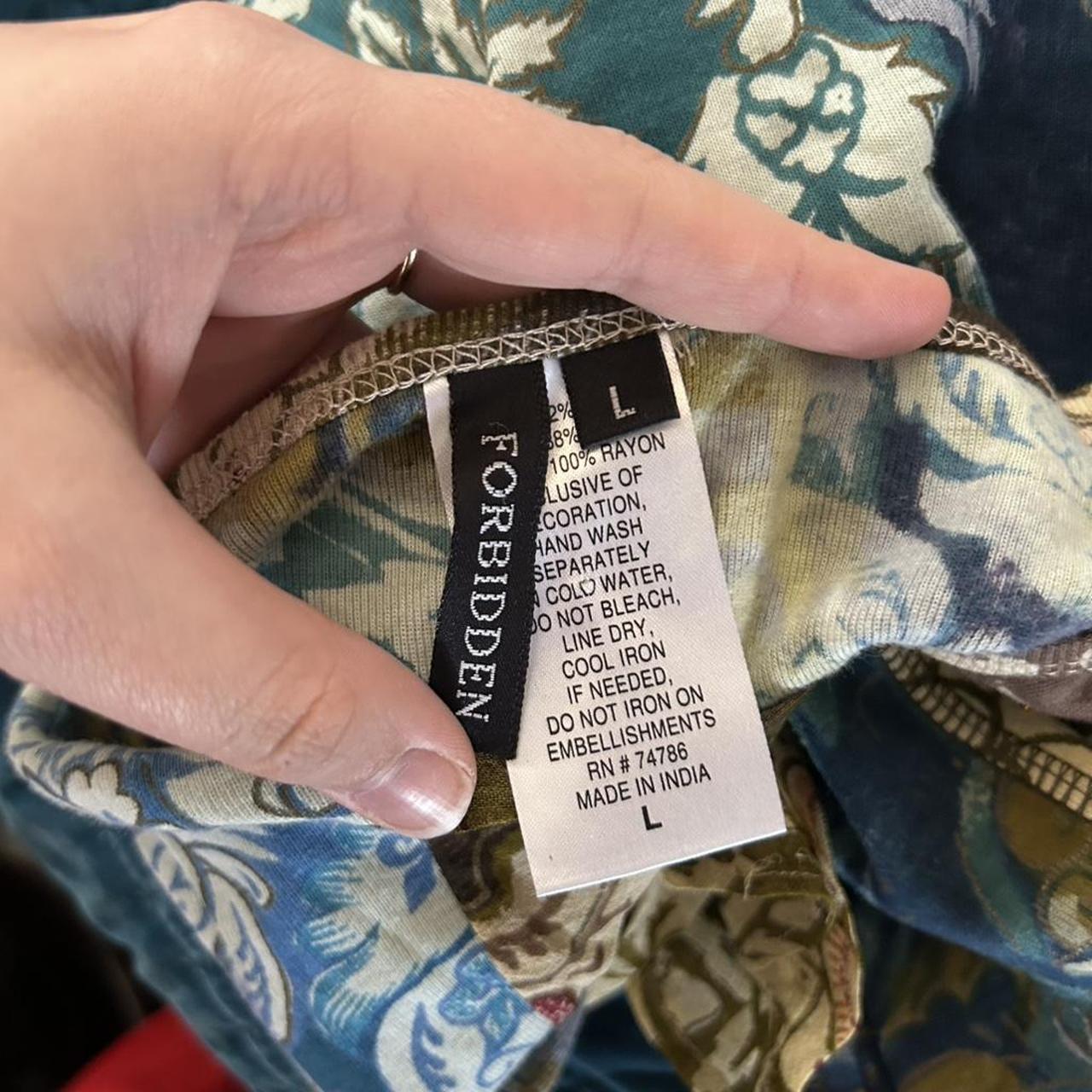 Women's Blouse - Multi - L – multi-color patchwor… - image 7