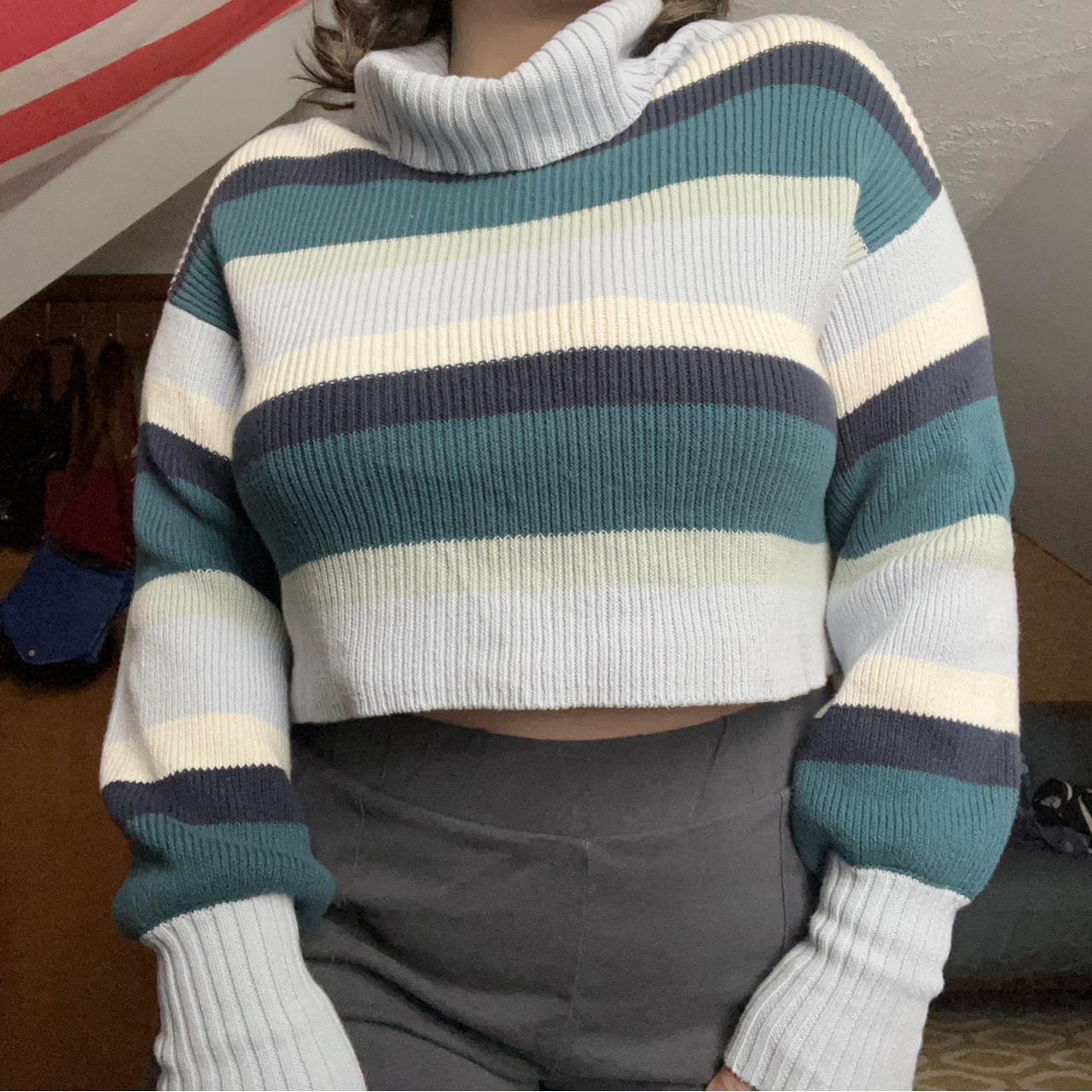 Blue Target Women's Turtlenecks Lands' End Women's Relaxed