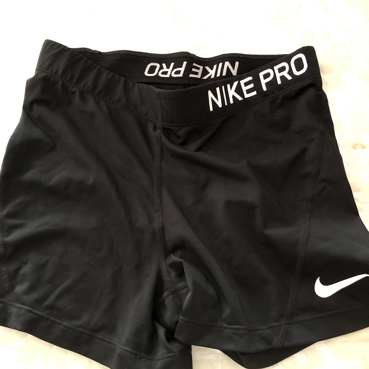 womens black nike pros