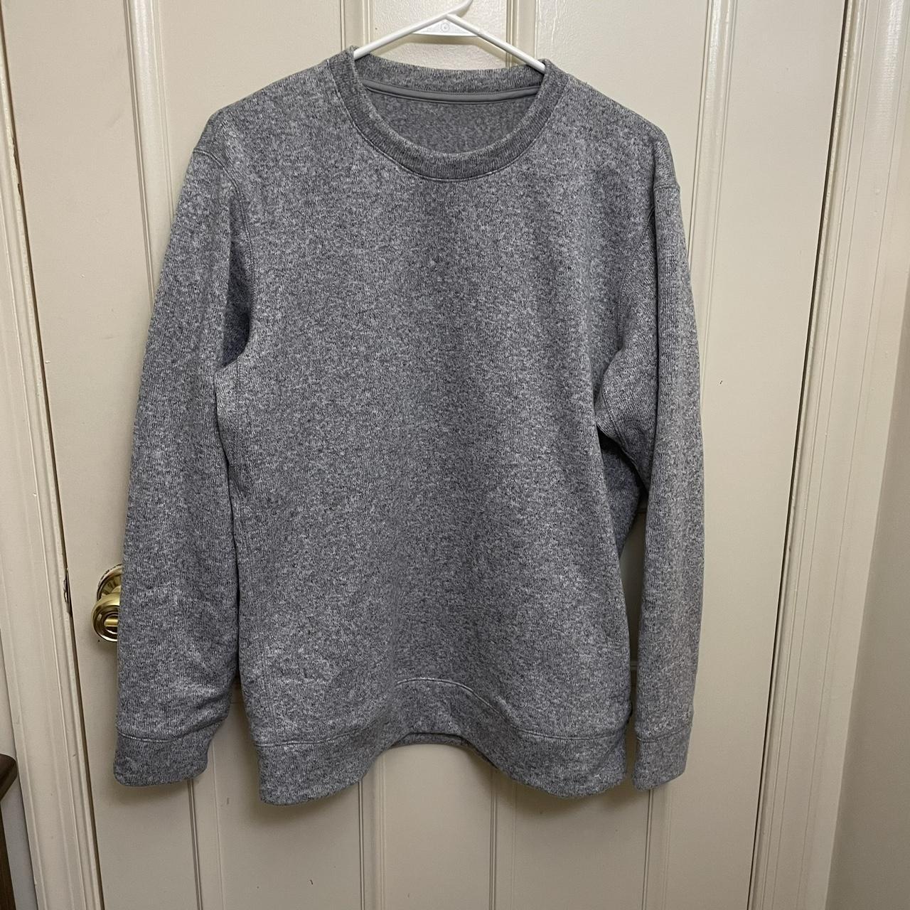 grey uniqlo crewneck bought in japan L: chest 96-104... - Depop