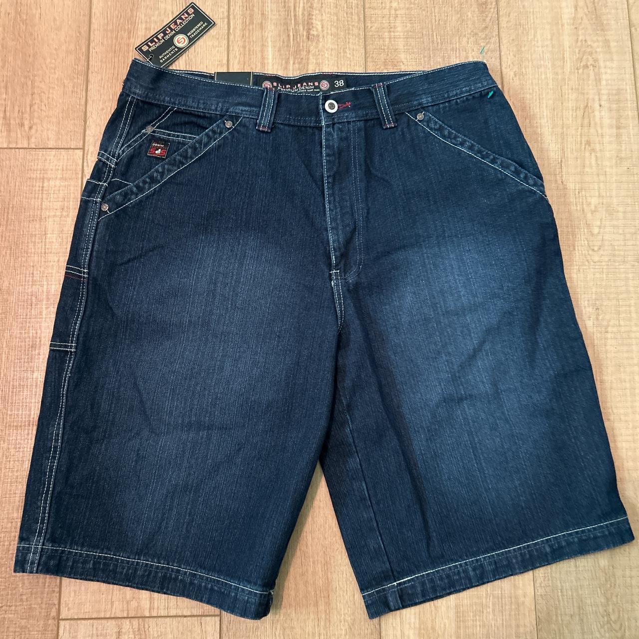 Size 38 Slip Jean Jorts #y2k #opium #vintage #baggy... - Depop