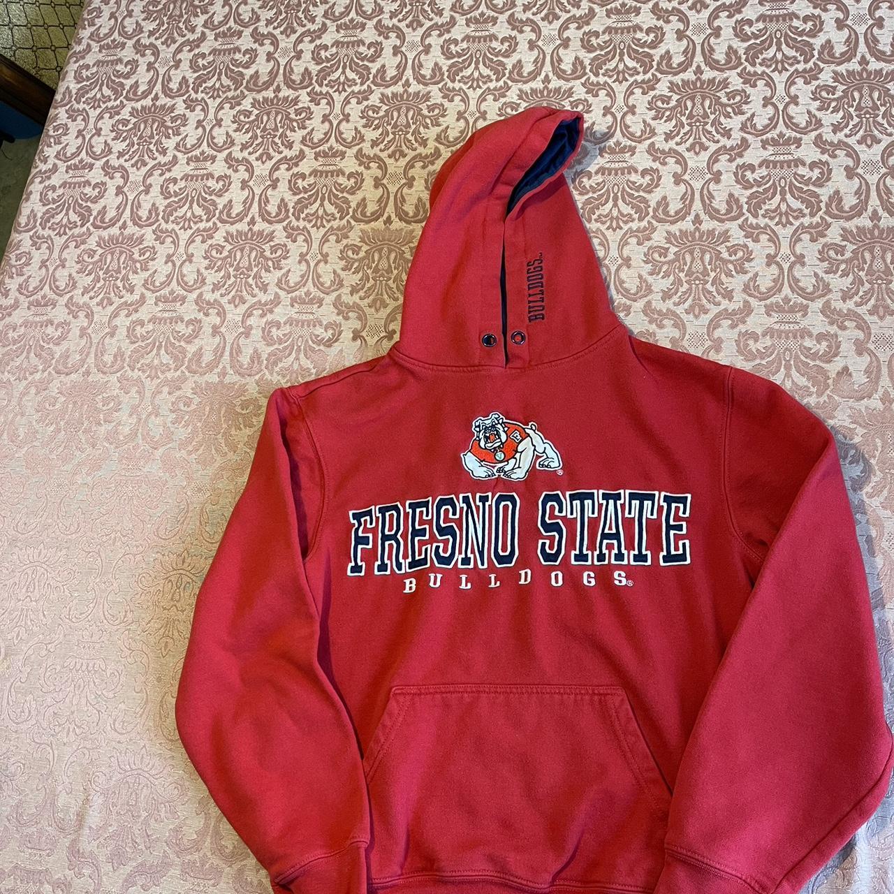 Vintage Y2K Fresno State Bulldogs Hoodie Size... - Depop