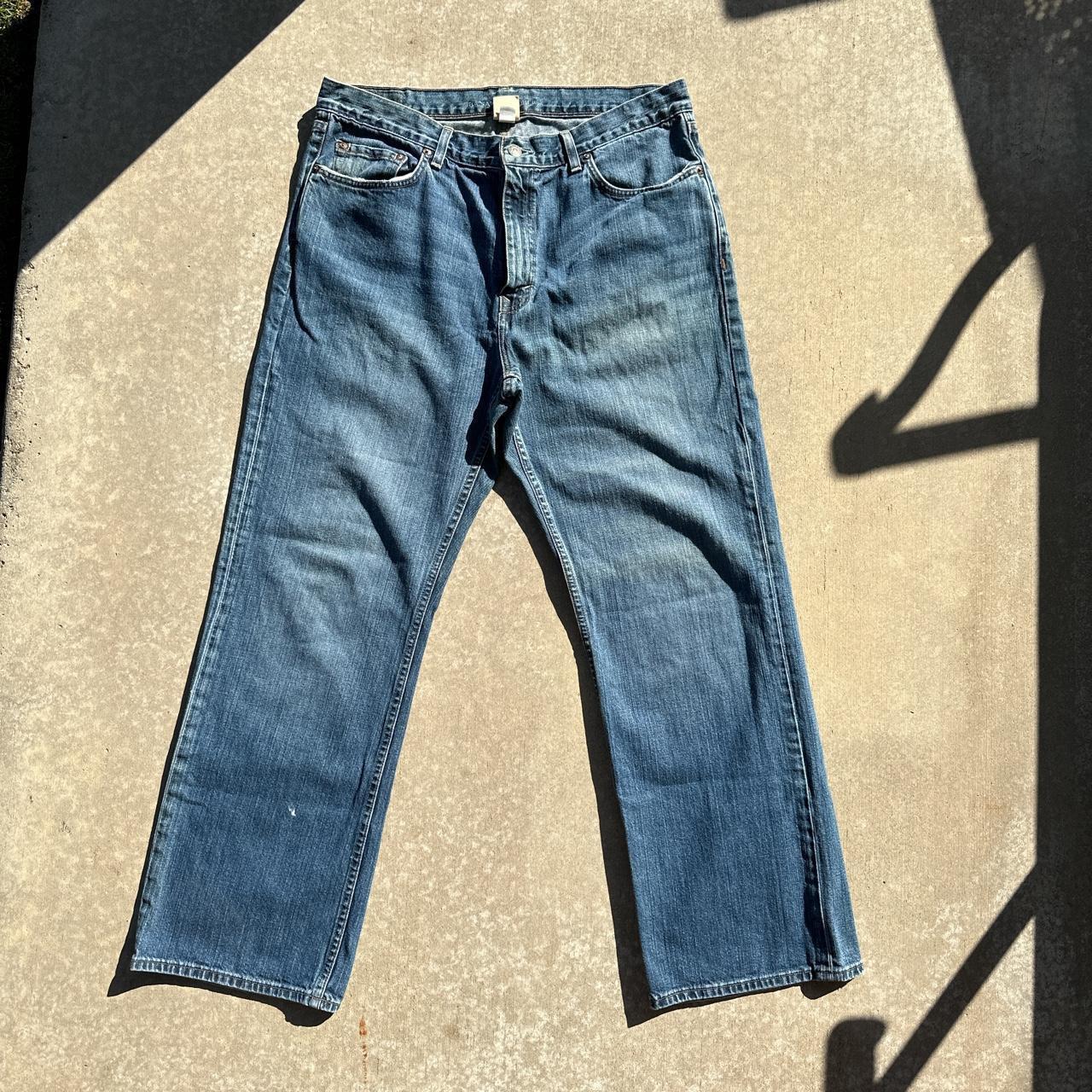 Banana Republic Men's Navy And Brown Jeans 