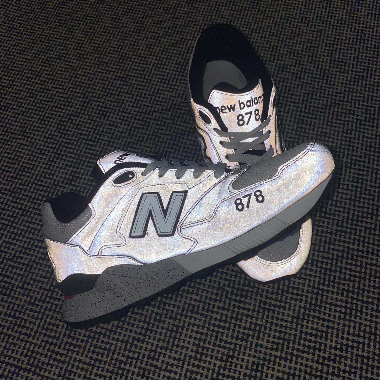 New Balance 878 Grey/Grey/White Reflective colour | Depop