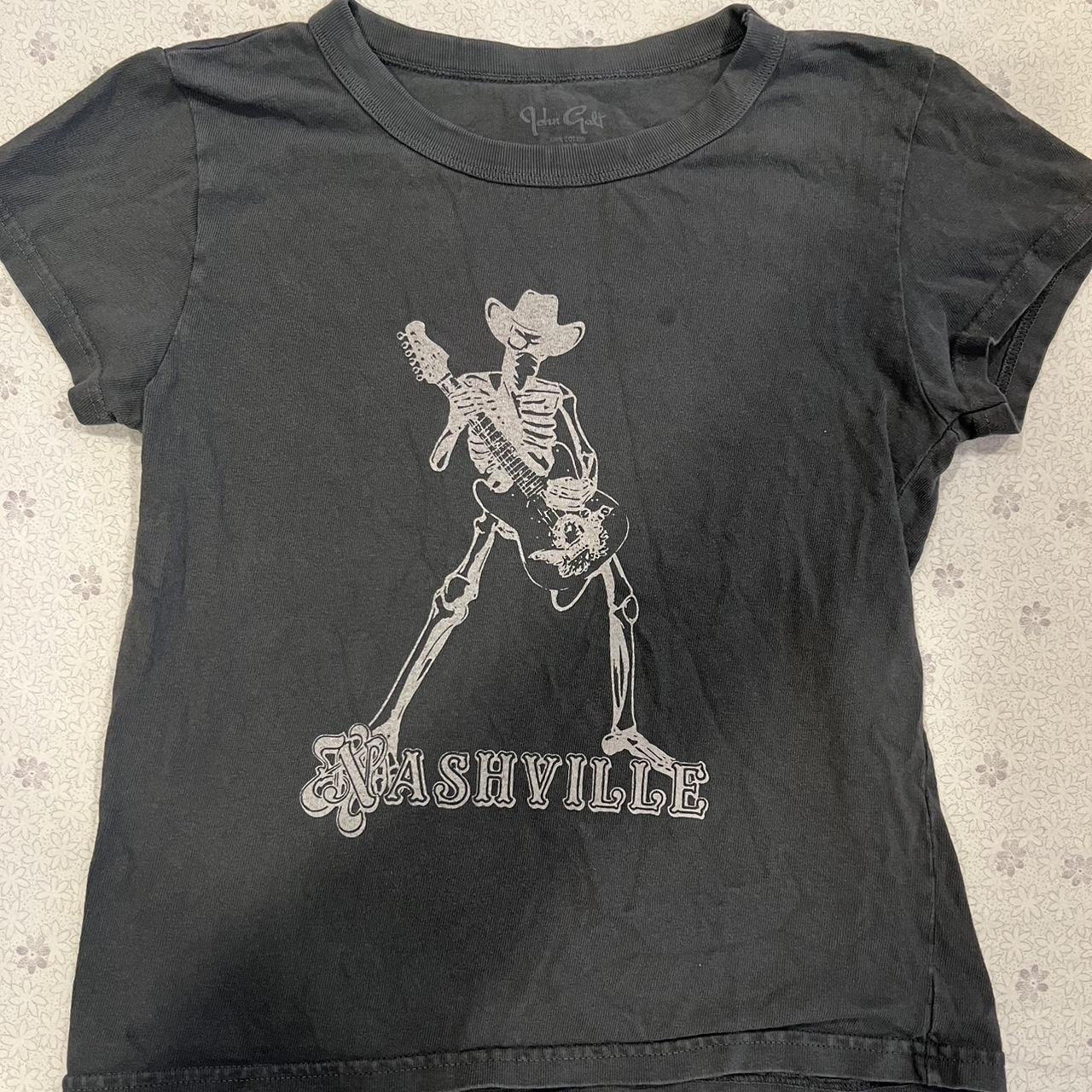 brandy melville nashville baby tee!! super cute and... Depop
