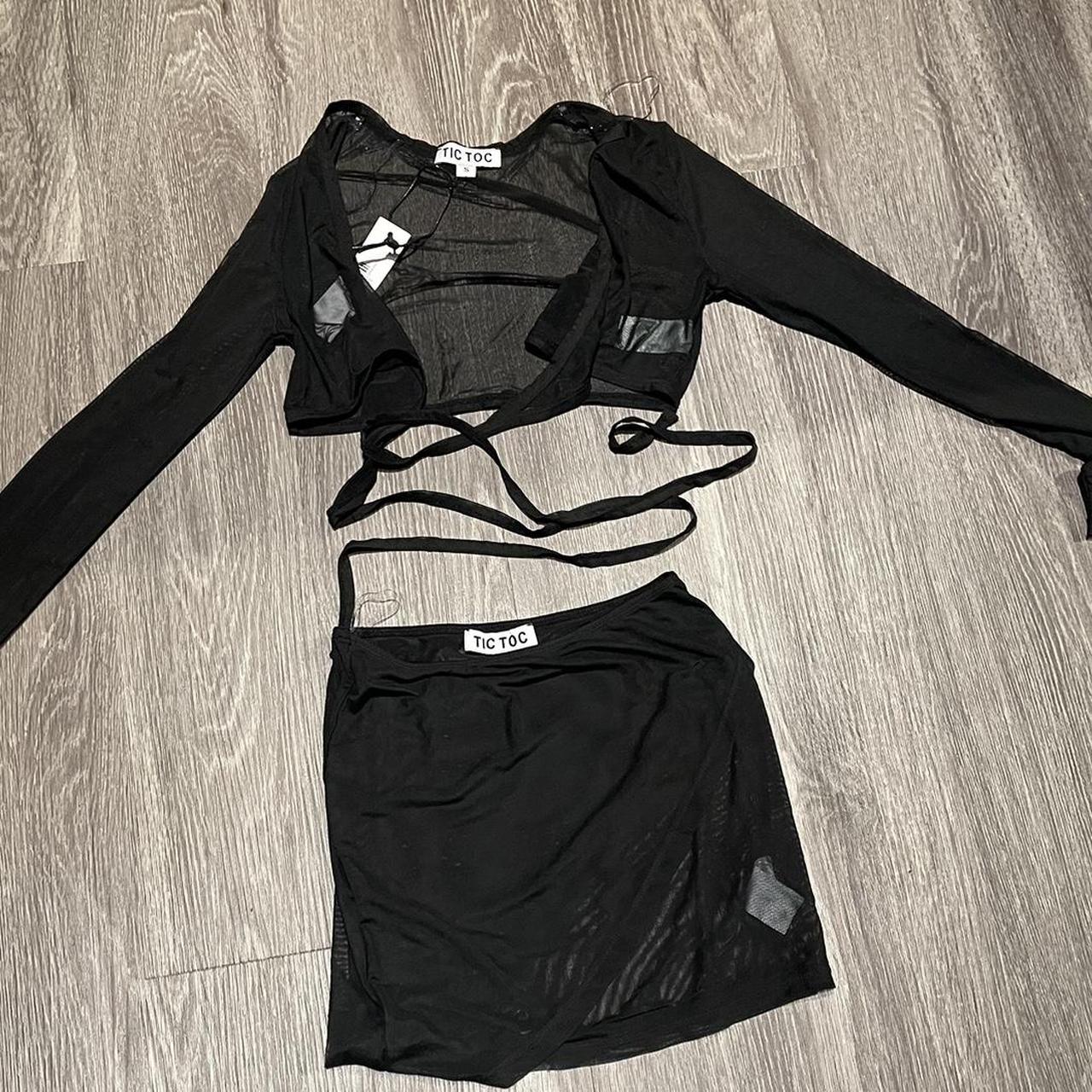 Adidas two on sale piece skirt set