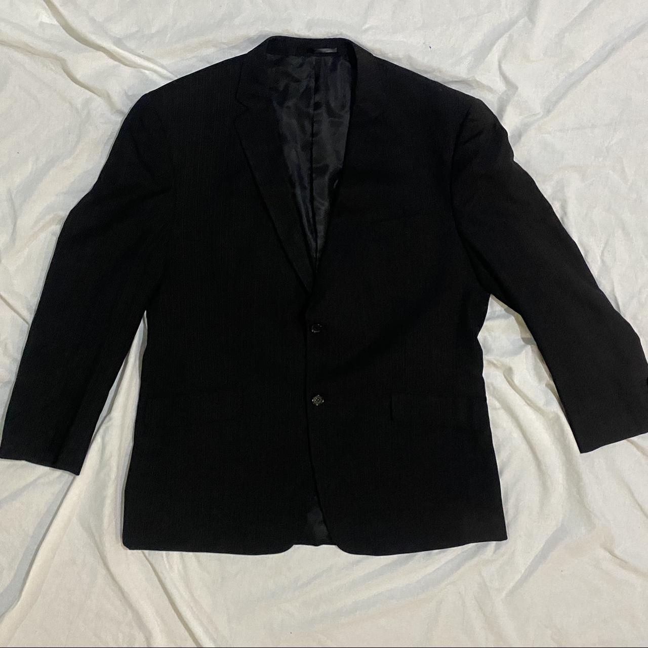 XL mens 42 PinStripe Blazer Suit Coat “GSTORE”... - Depop
