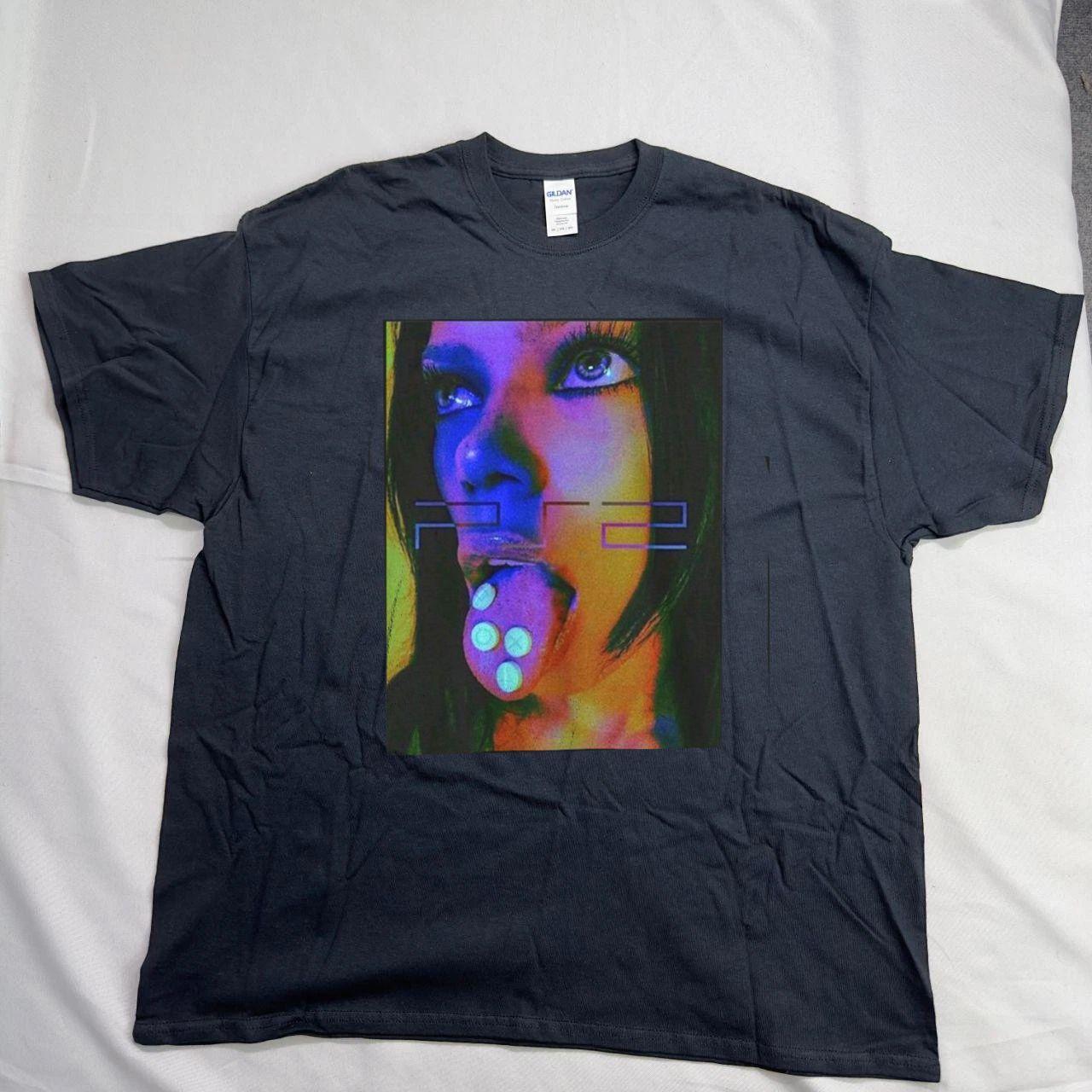 atticus torre custom tee painted by atticus cut hem | Depop