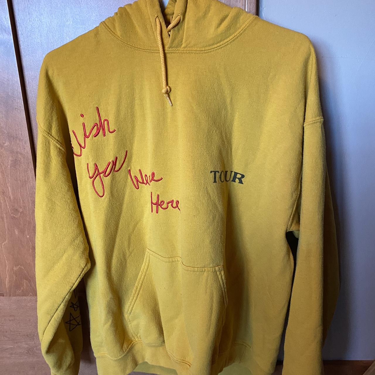 Wish you were 2025 here hoodie yellow