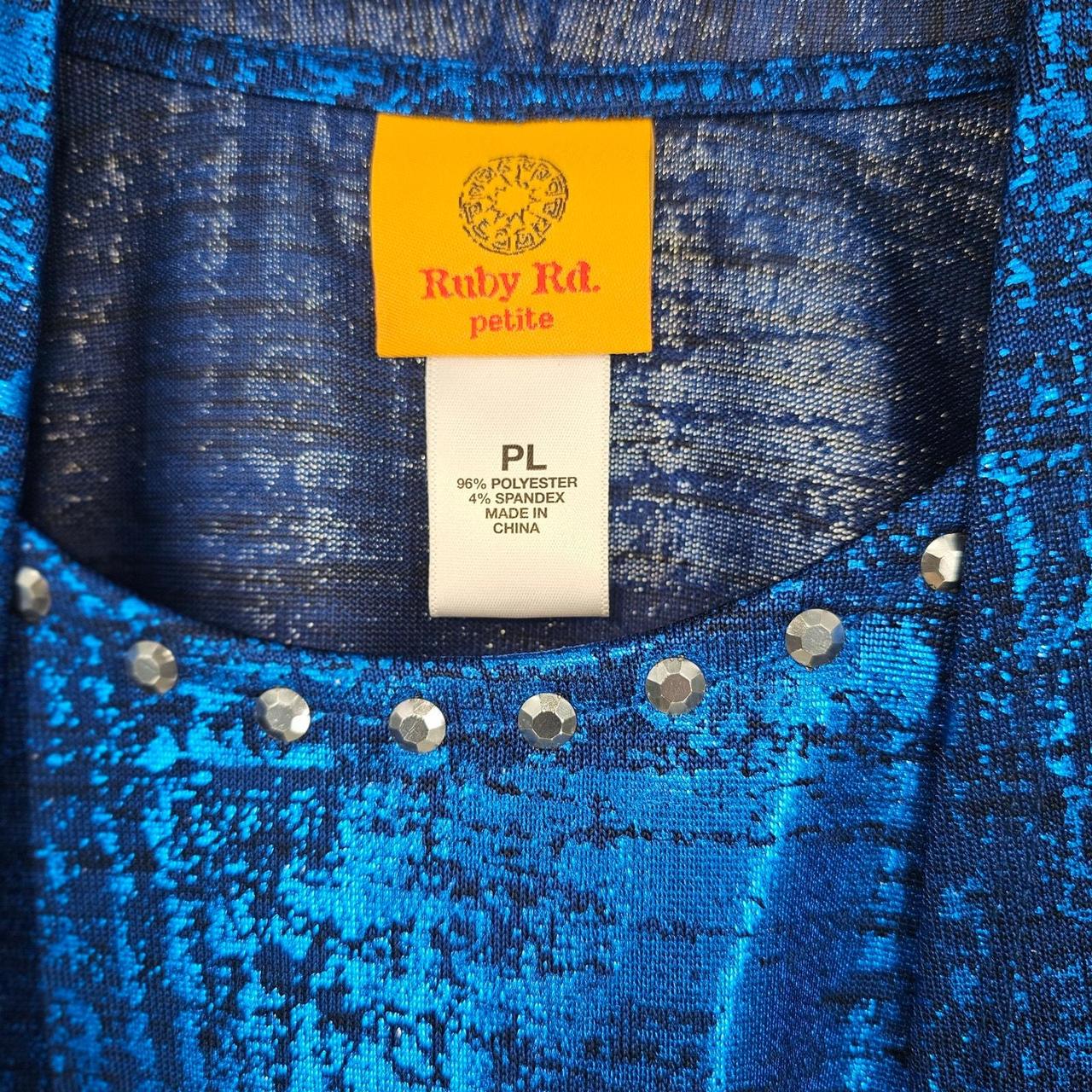 Ruby Rd. Women's Blouse - Blue - L – NWOT Ruby Rd… - image 2