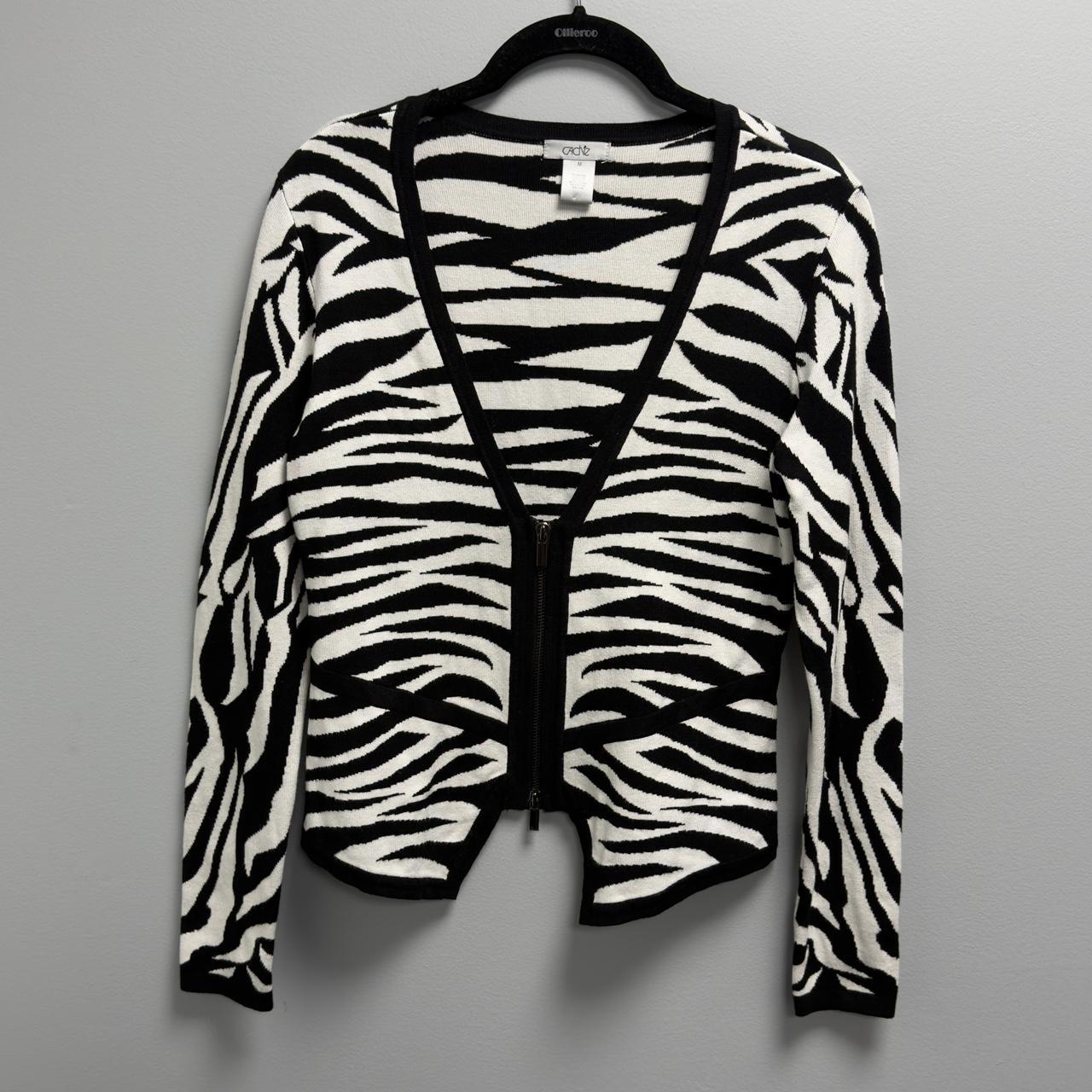 Cache Women's Cardigan - Black/Multi - M – Cache … - image 1