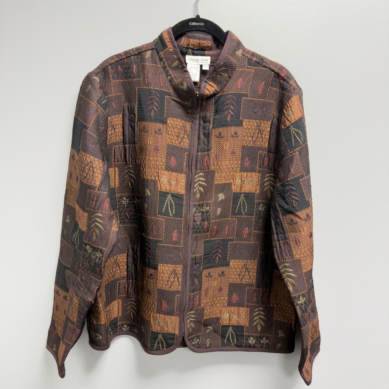 Coldwater Creek Women's Jacket - Brown/Multi - L … - image 1