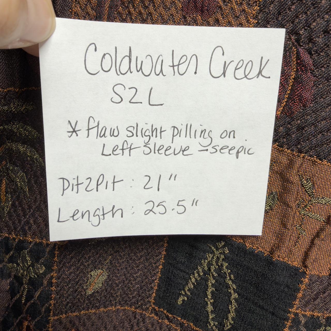 Coldwater Creek Women's Jacket - Brown/Multi - L … - image 7