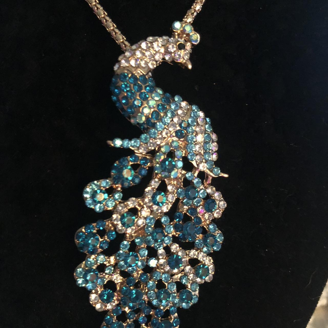 Betsey Johnson cheapest Peacock necklace