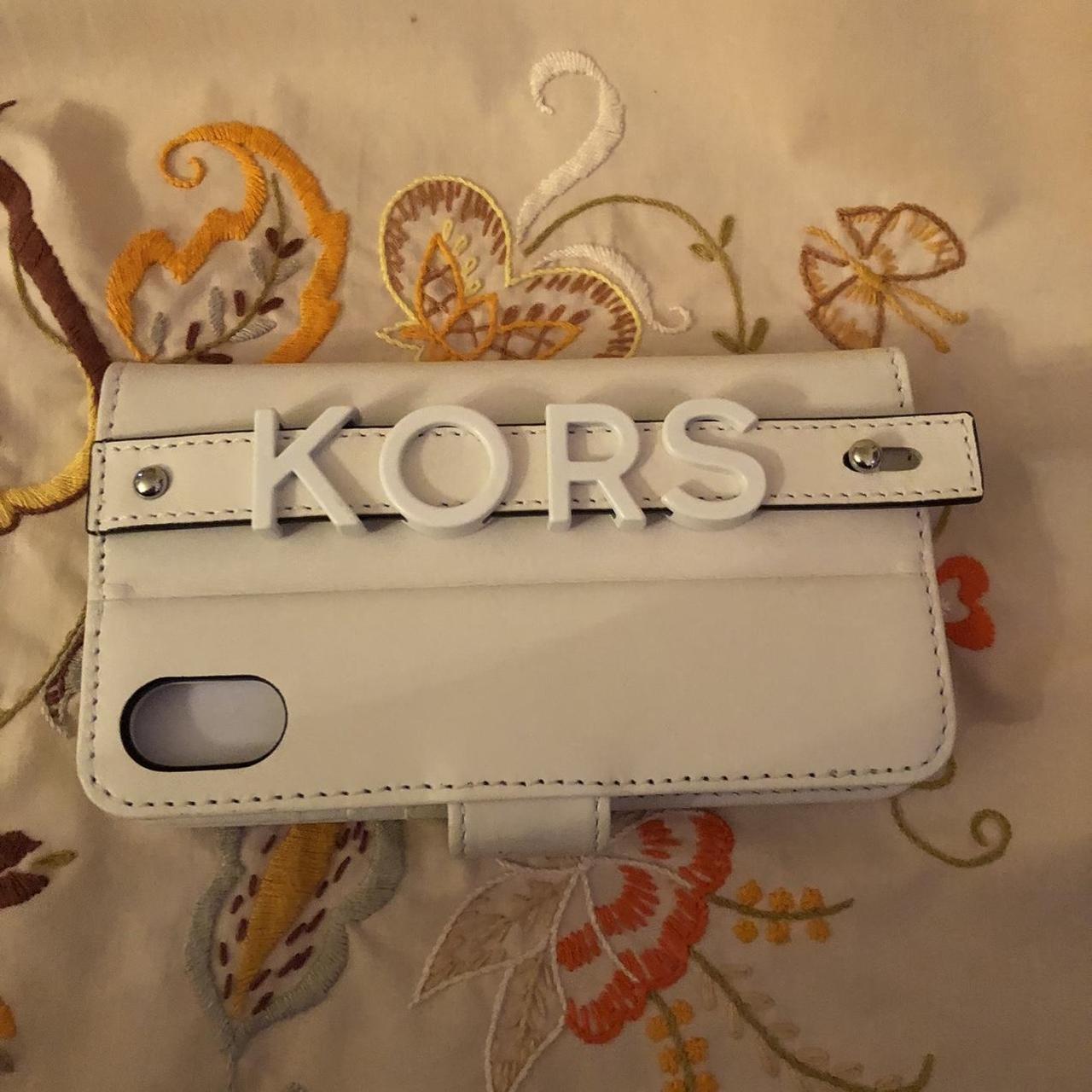 Michael kors iphone x deals case with card holder