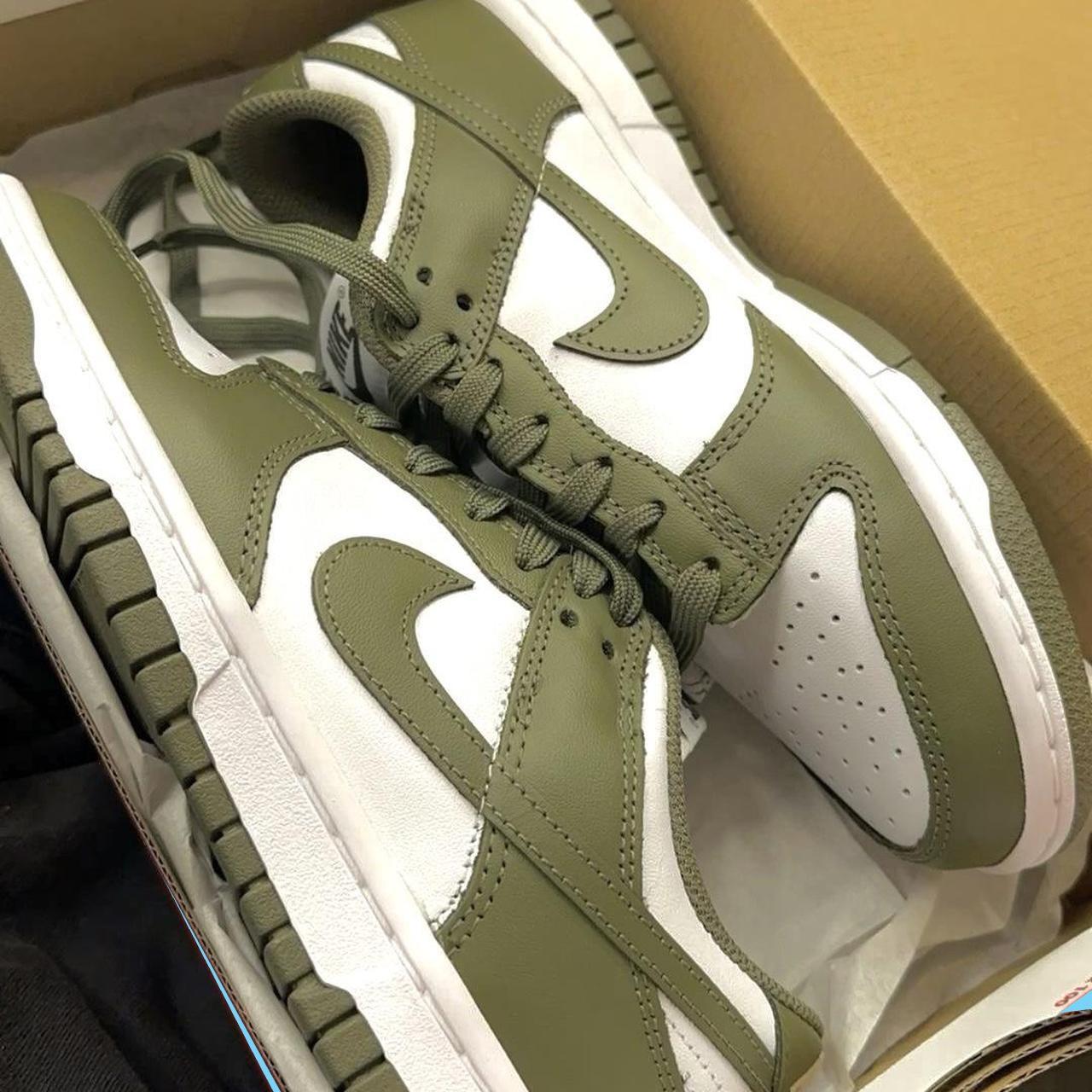 new olive green nike shoes