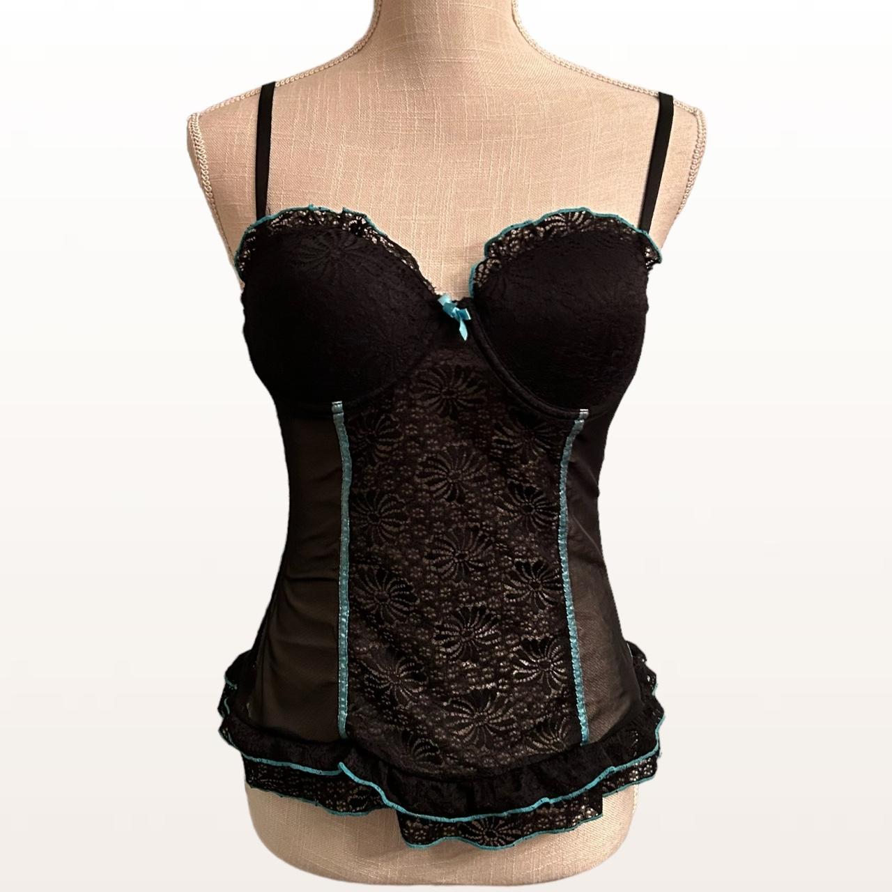 Y2k Gothic Corset Top Labeled As A 36b Fits 34c Depop