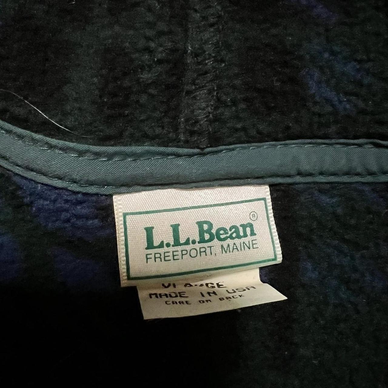 L.L.Bean Men's Green and Black Jacket (3)