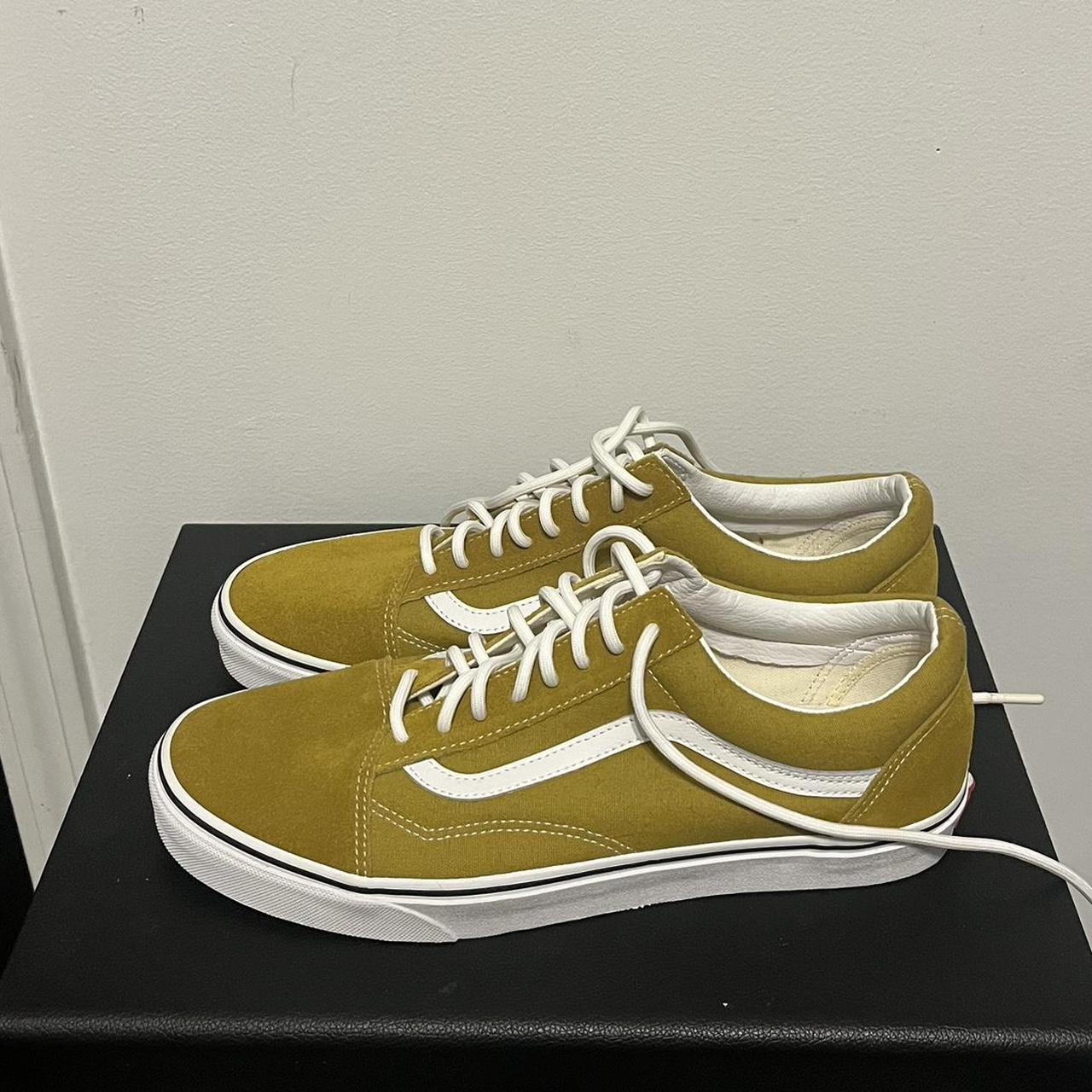 Mustard yellow low top vans best sale