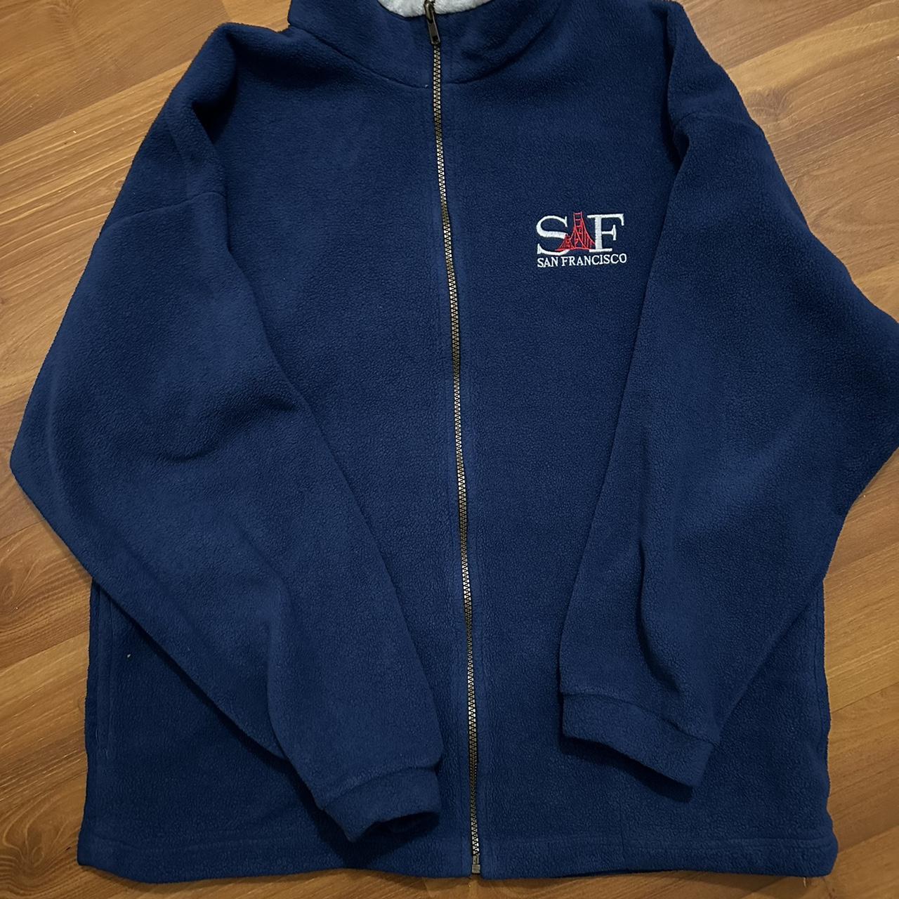 San francisco zip up cozy sweater great condition depop