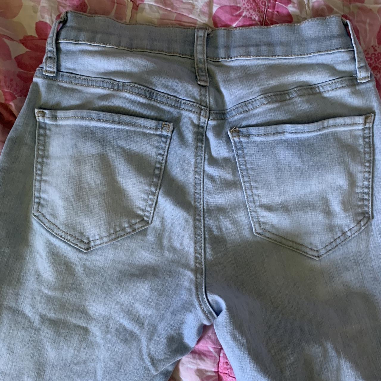 SO Clothing Women's Blue and White Jeans | Depop