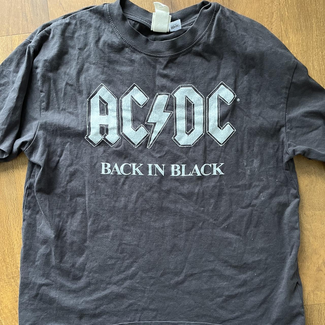 Vintage Band Tee 2004 AC/DC Lightning Strike Concert Shirt Triple