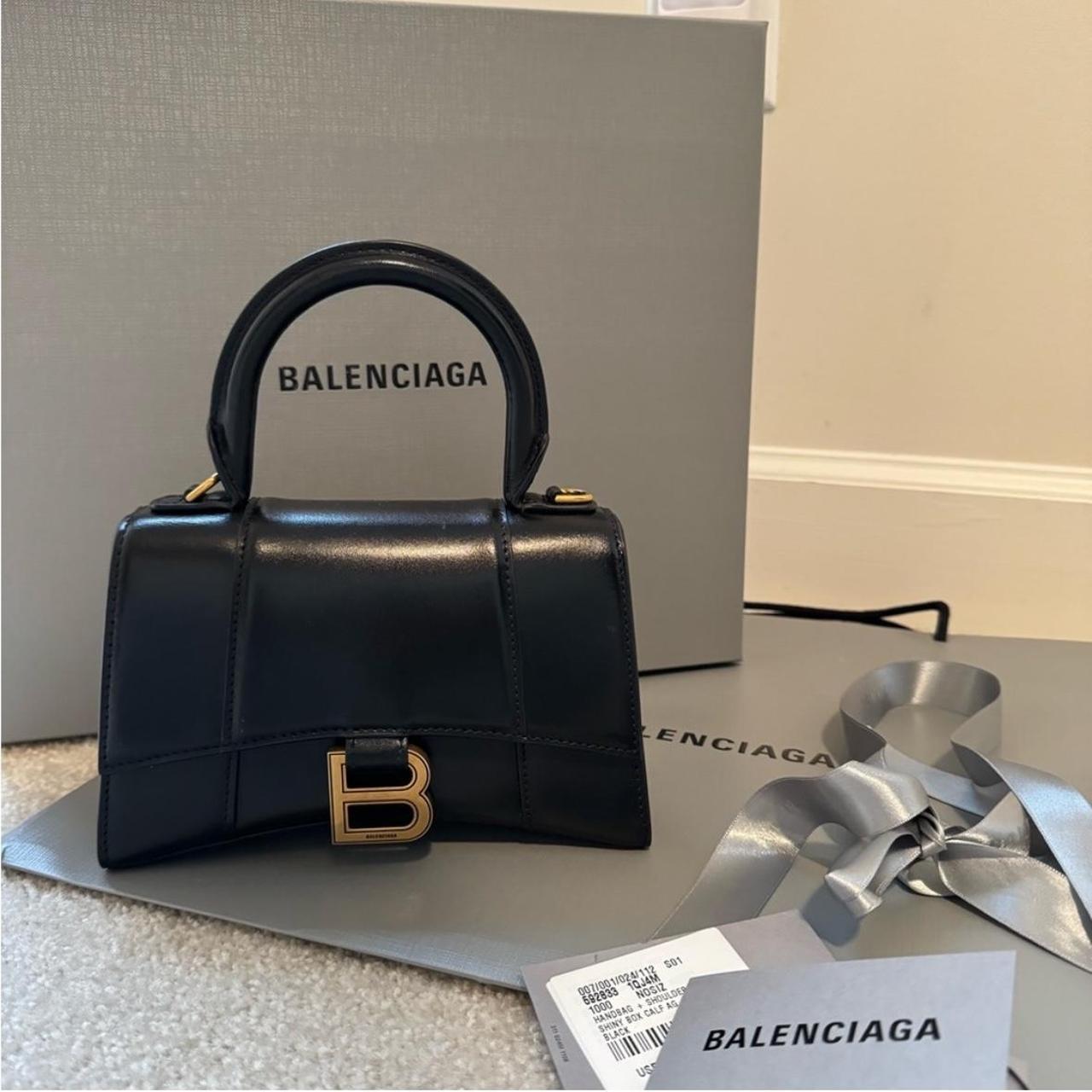 Balenciaga hourglass XS top handle bag Proof of... - Depop