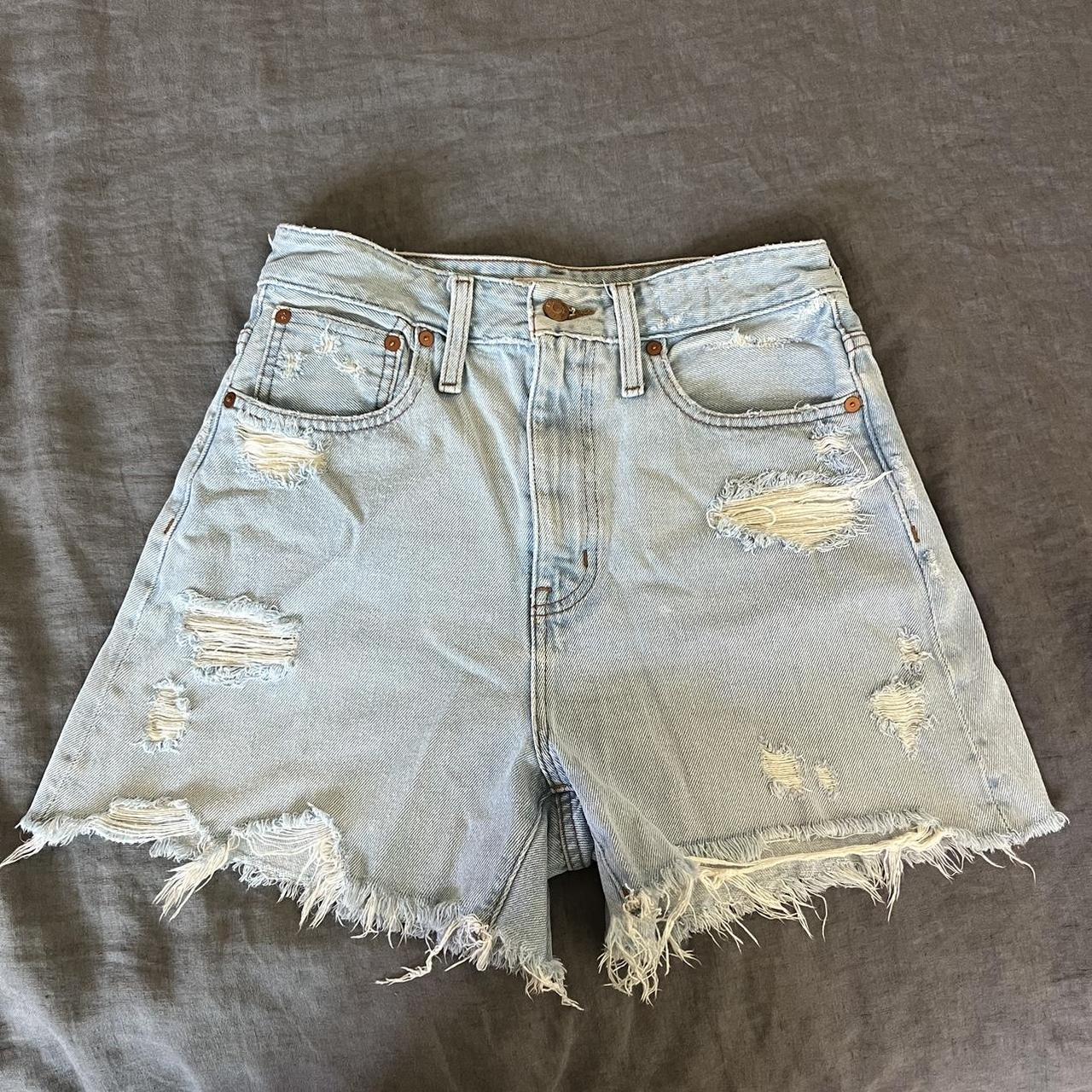 madewell high rise shorts
