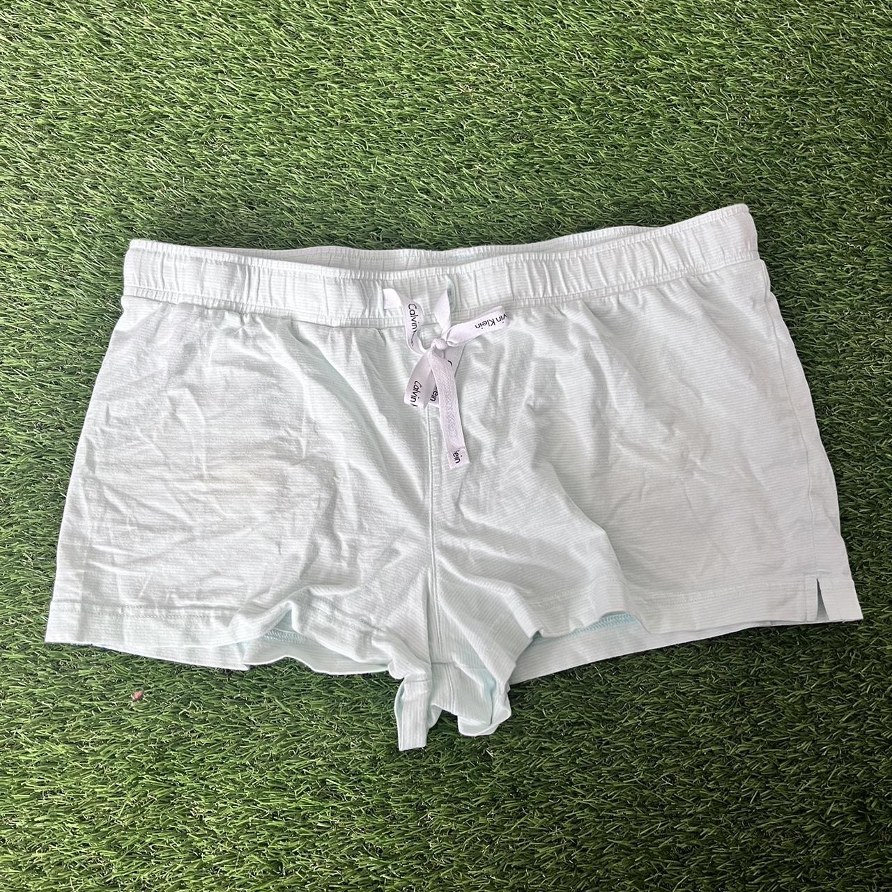 Womens Calvin Klein Sweat shorts Size medium Color - Depop