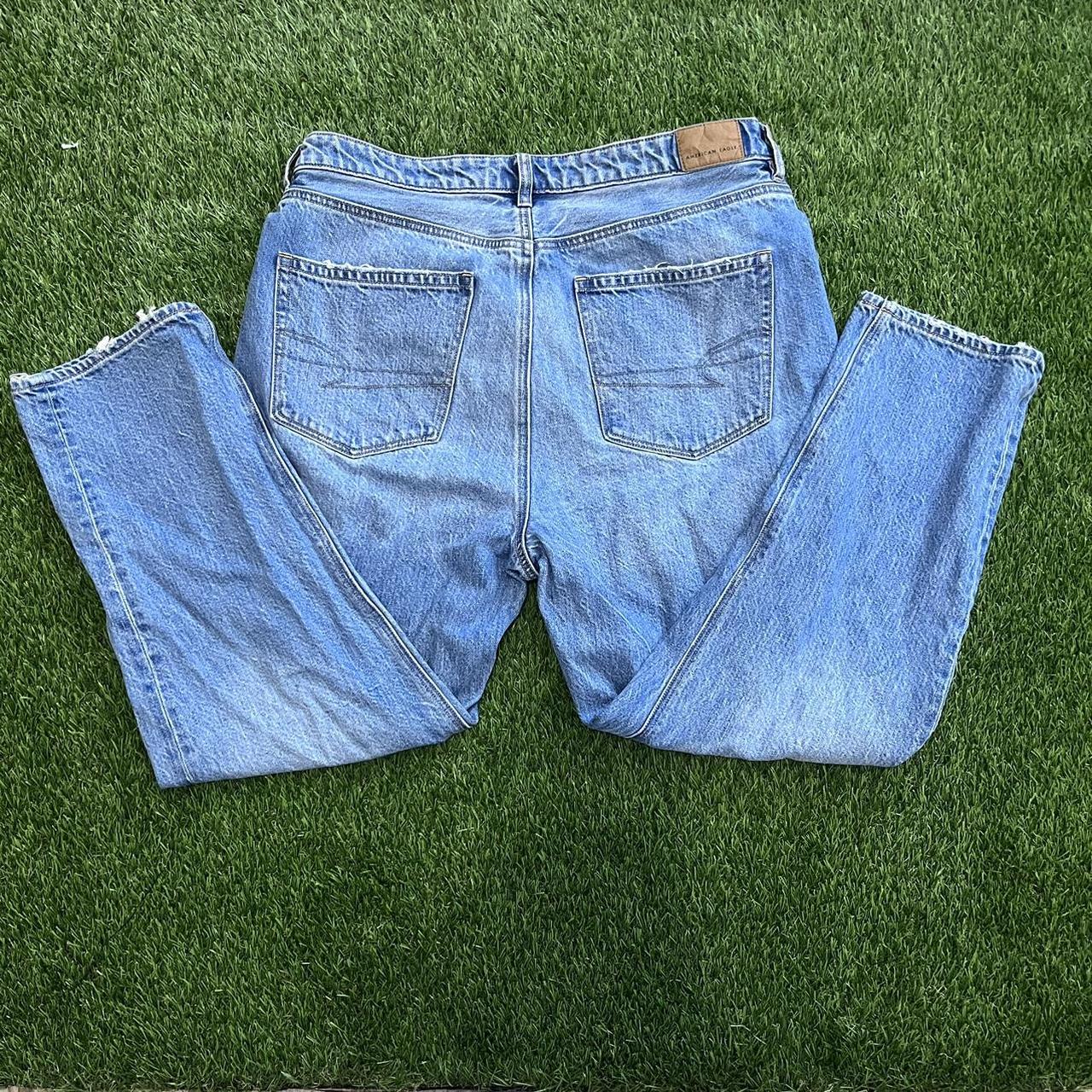 American Eagle Mom jeans Curvy straight leg is ankle... Depop