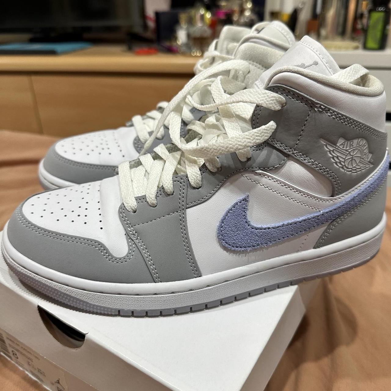 Women’s air Jordan 1 - wolf grey / size 8 - Worn... - Depop