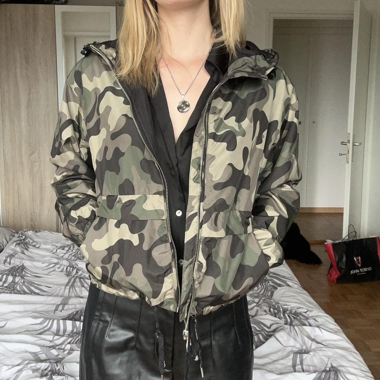 Veste militaire bershka sale