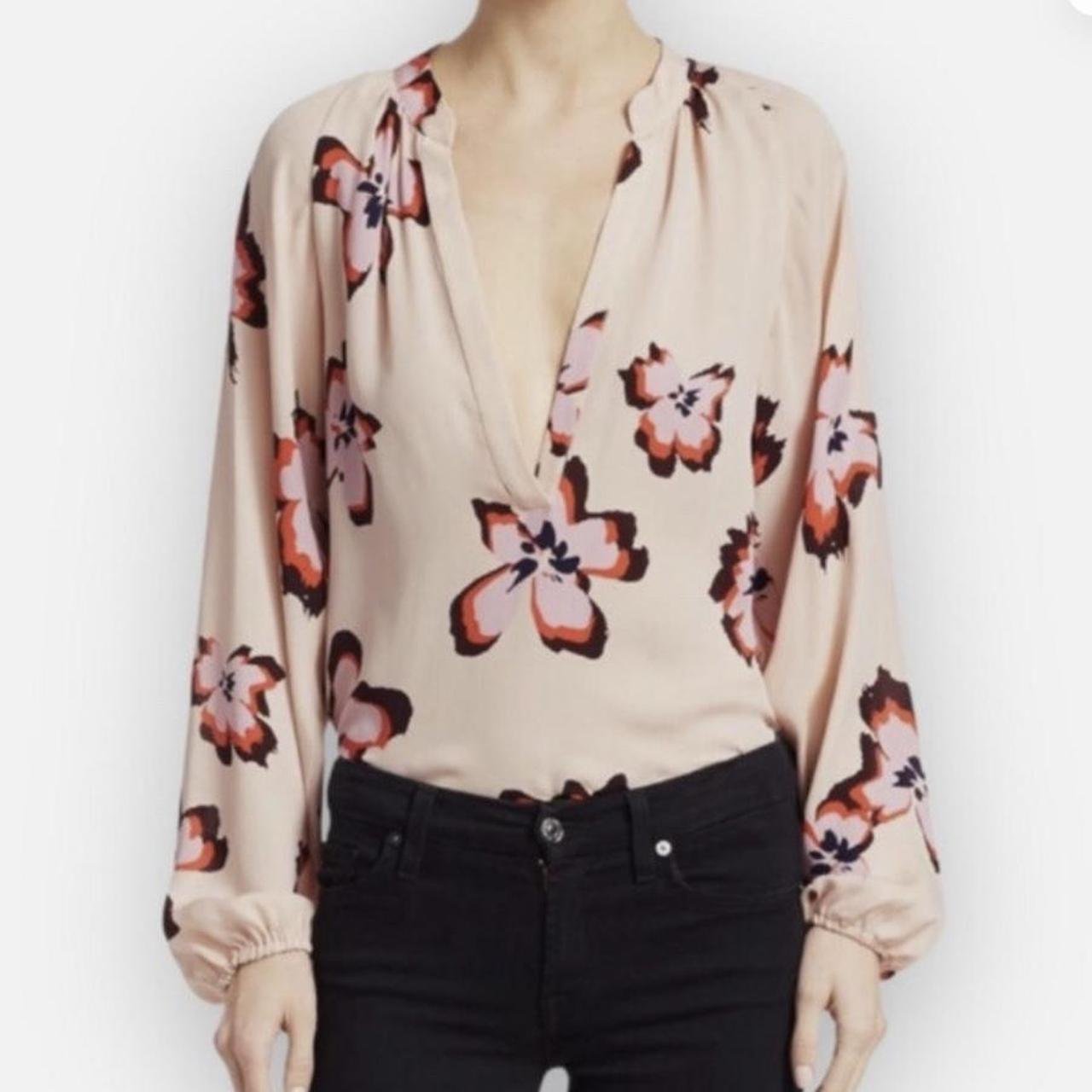 A.L.C Women's Blouse - Pink/Multi - 10 – ALC- siz… - image 1