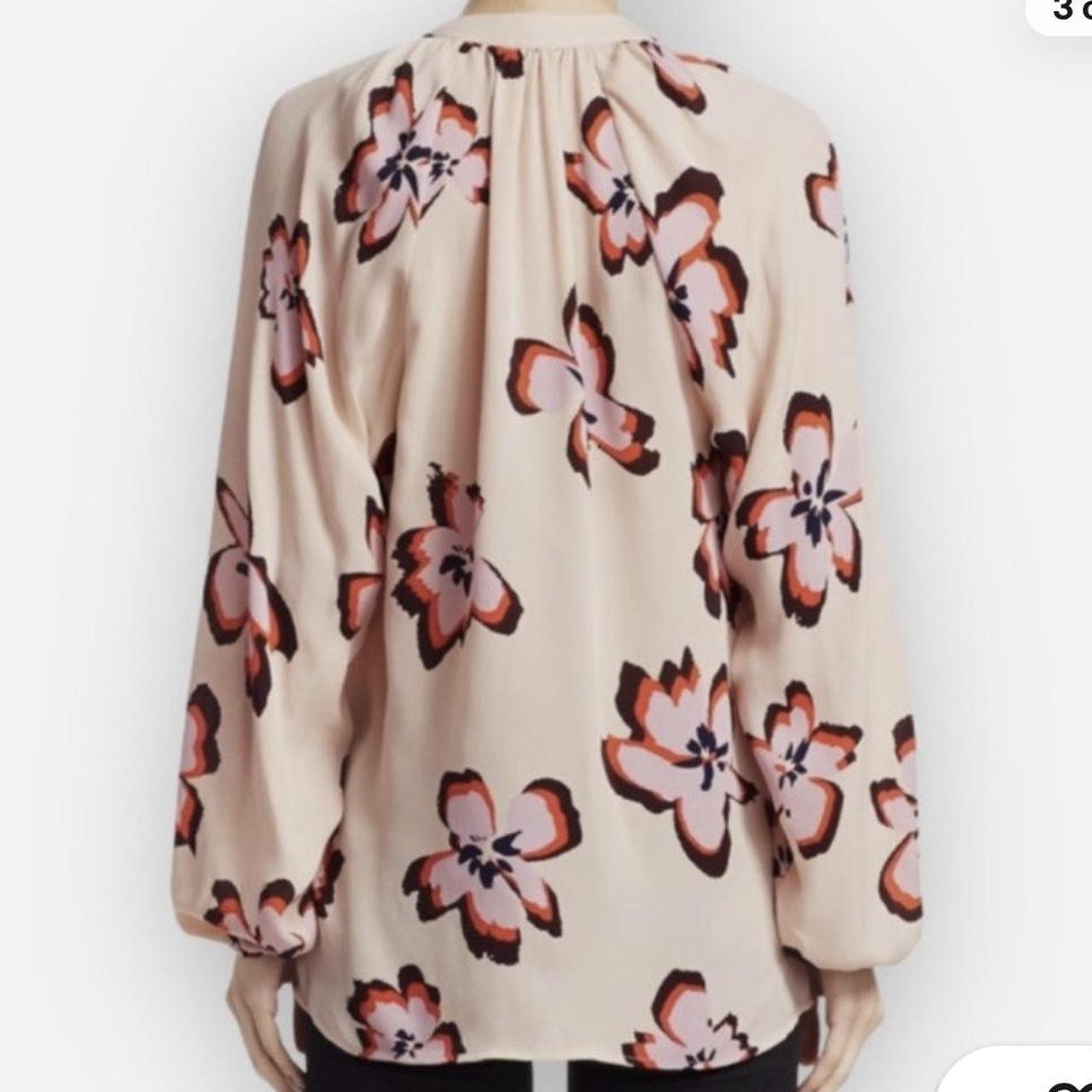 A.L.C Women's Blouse - Pink/Multi - 10 – ALC- siz… - image 2