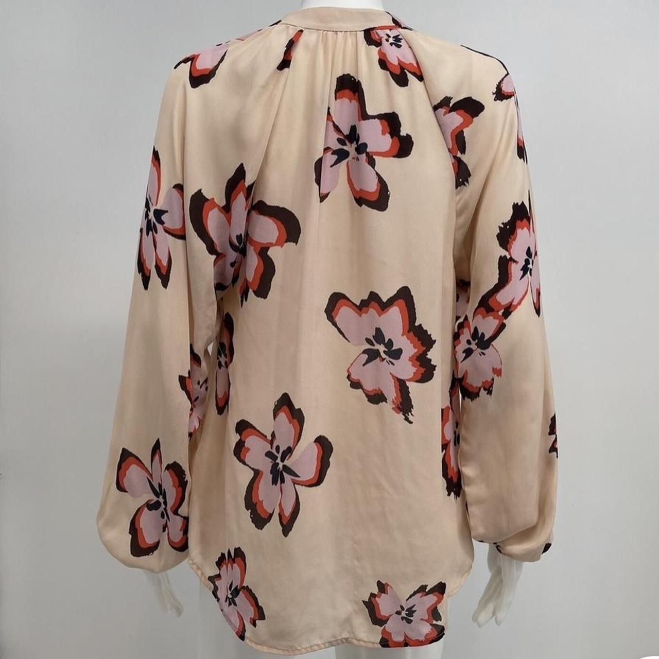 A.L.C Women's Blouse - Pink/Multi - 10 – ALC- siz… - image 4