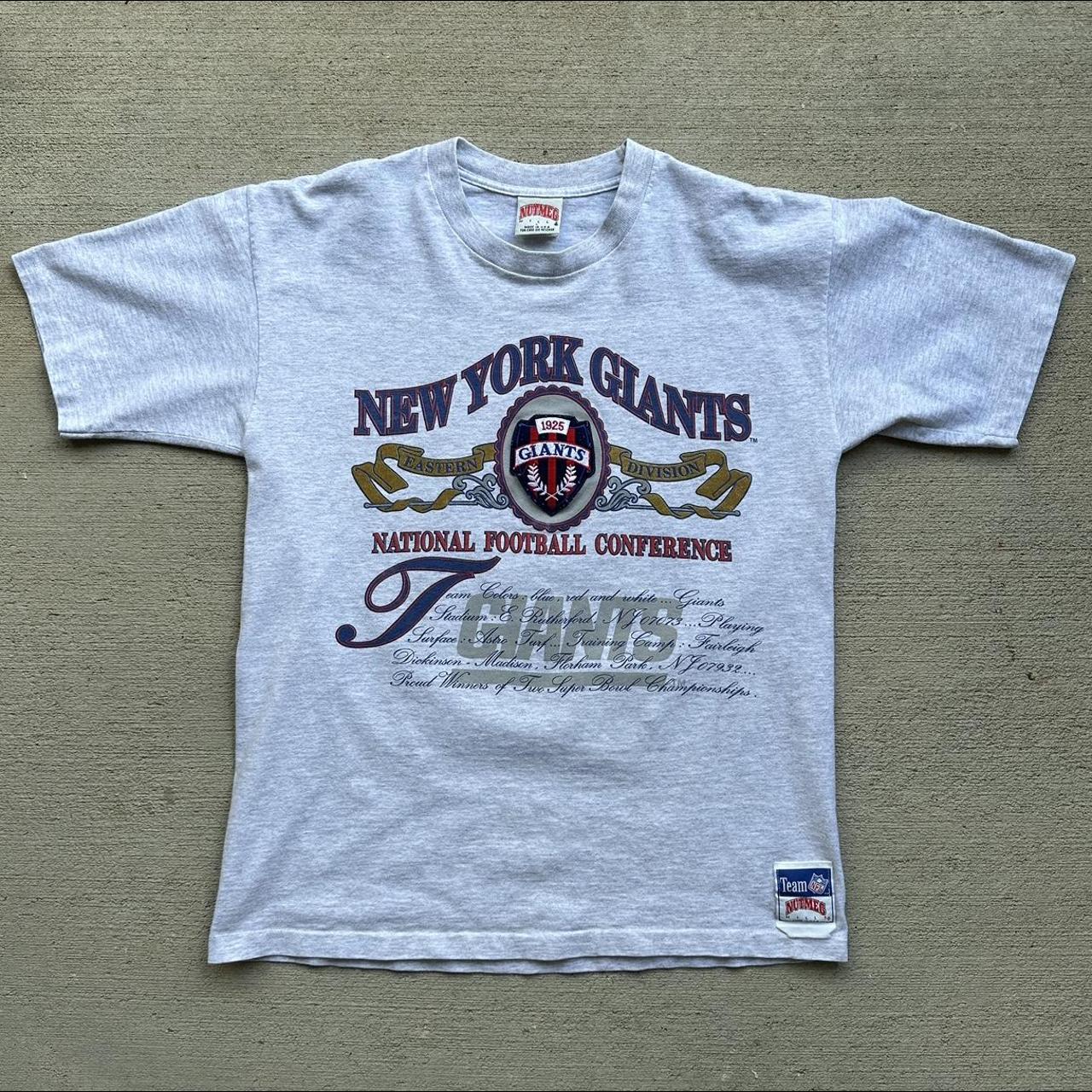 Vintage New York Giants NFL Football T Shirt T-shirt Super 